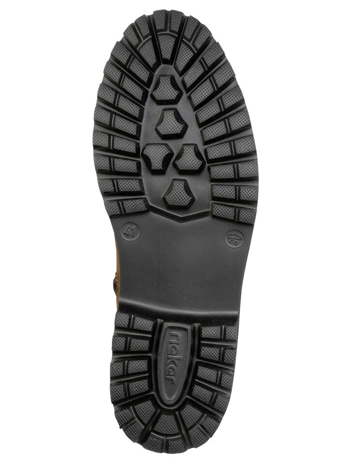 Rieker, gefütterte Herren-Boots, Winterschuhe, Weite H, mit Reissverschluss COGNAC