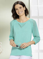 Pullover mit Ajourmuster MINZE