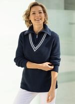 Pullover mit nachhaltig recycelter Baumwolle 