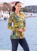 Poloshirt mit farbbrillantem Druck 