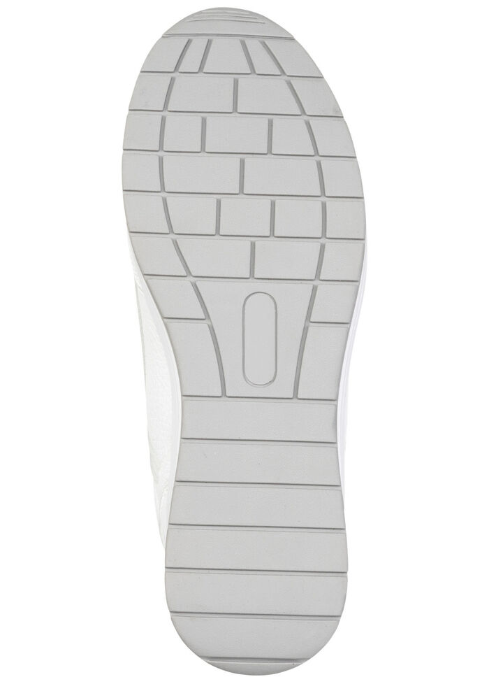 ELENA EDEN, bequeme Damen-Sneaker, Weite H, mit herausnehmbarem Fussbett WEISS