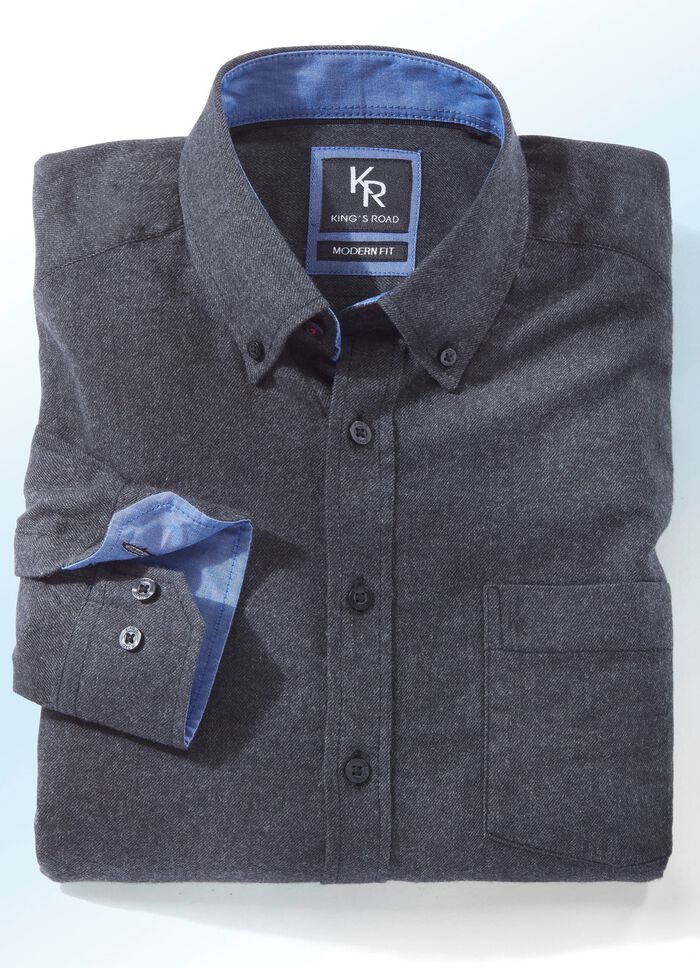 &laquo;King's Road&raquo;-Flanellhemd in 6 Farben 