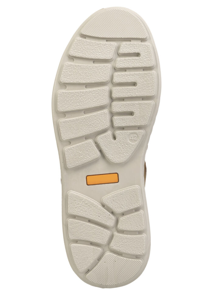 GINO GALANTE, bequeme Herren-Slipper, Weite H, mit herausnehmbarem Fussbett COGNAC