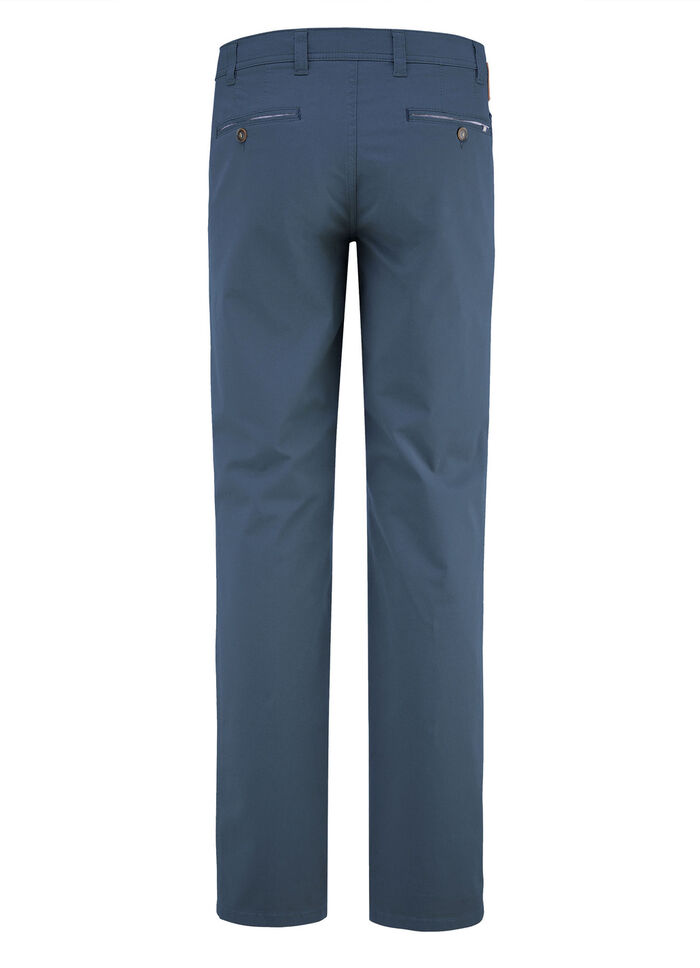 «Brühl»-Hose mit Bundübertritt in 3 Farben DUNKELBLAU