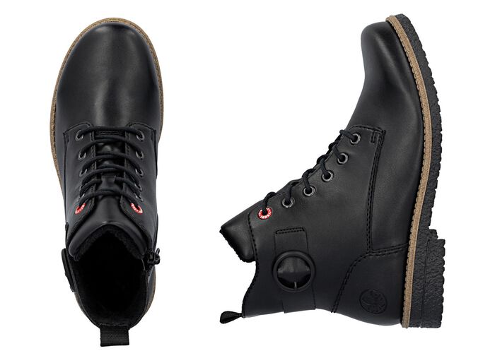 Rieker, klassische Damen-Stiefeletten, mit Reissverschluss SCHWARZ