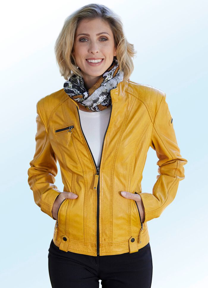 Lederkurzjacke von &laquo;Cabrini&raquo; 