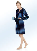 Bademantel von Laurina BLAU-TÜRKIS