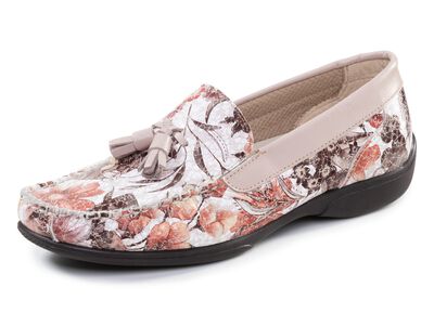 ELENA EDEN, bequeme Damen-Slipper, Weite H, mit herausnehmbarem Fussbett 