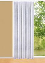 Flammgarn-Vorhang mit Automatikfaltenband 