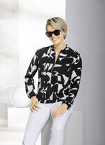 Blusenjacke mit Stehkragen 