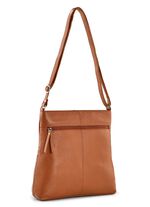 Laurina, Tasche, Damen, mit verstellbarem Umh&auml;ngeriemen COGNAC