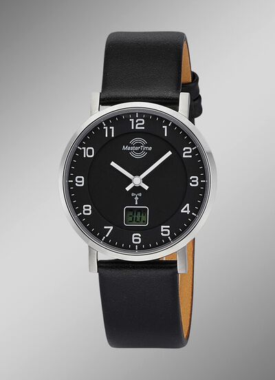 Funk-Damenuhr mit Lederband 