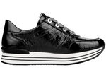 Remonte Sneaker mit effektvoller Schnürung SCHWARZ