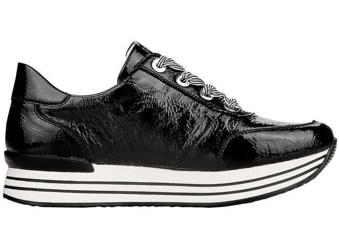 Remonte Sneaker mit effektvoller Schnürung SCHWARZ