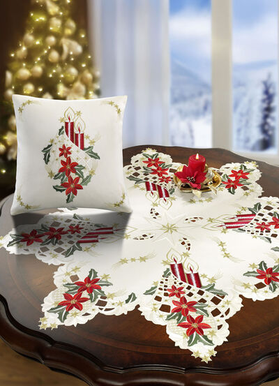 Weihnachtliche Tisch- und Raumdekoration 