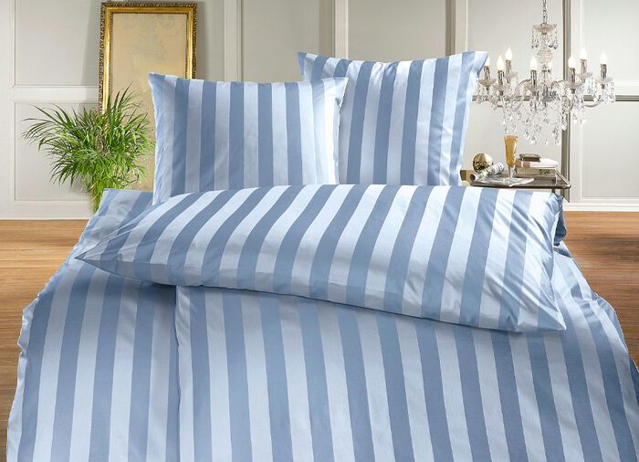 «BAUER» Bettwäsche in verschiedenen Farben HELLBLAU