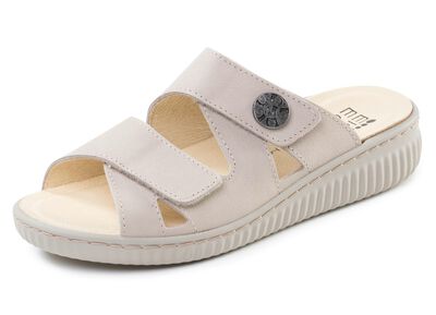 ELENA EDEN, bequeme Damen-Pantoletten, Weite H, mit herausnehmbarem Fussbett 