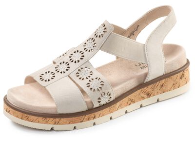 ELENA EDEN, sommerliche Damen-Sandalen, Weite G, mit herausnehmbarem Fussbett 