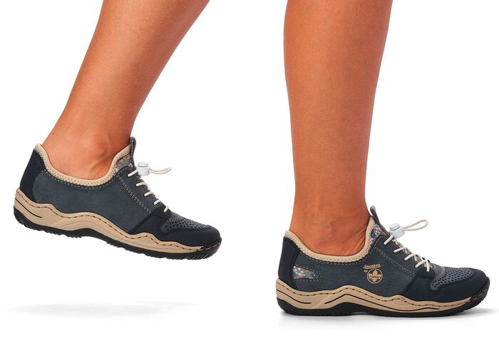 Rieker, sportliche Damen-Sneaker, mit herausnehmbarem Fussbett 