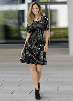 Kleid mit Inkjet-Druck 