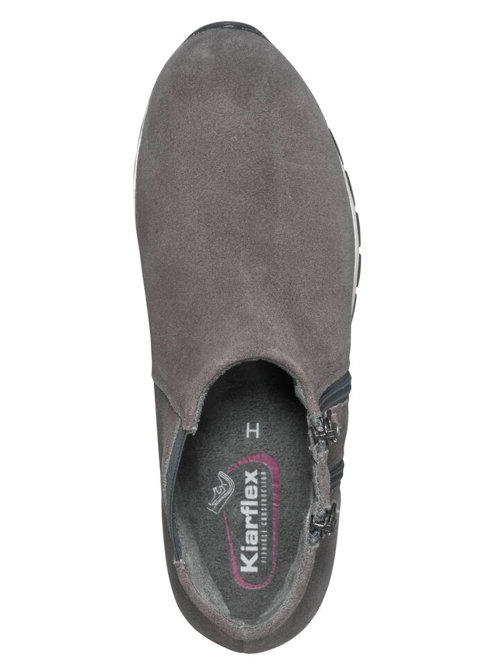 Bootie mit zwei Reissverschlüssen GRAU