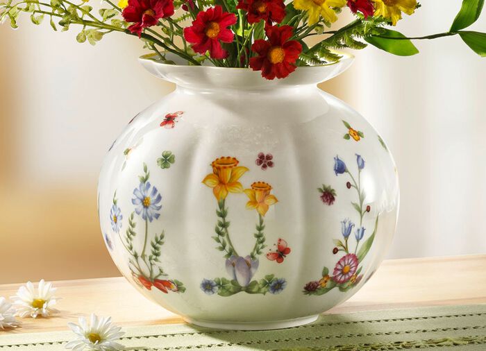 &laquo;Villeroy & Boch&raquo; Vase aus Porzellan 