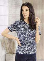 Strick-Twinset in weich fliessender Qualität