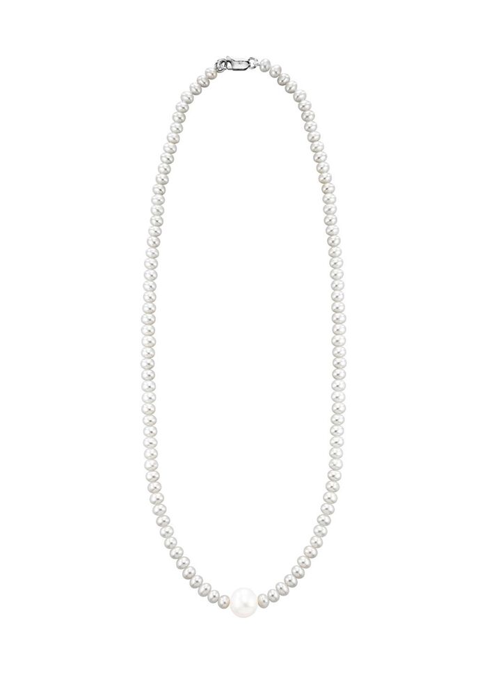 Schicke Halskette mit S&uuml;sswasser-Zuchtperlen 