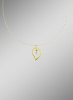 Edler Anhänger aus Gold 585/- fein mit Brillant 