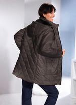 Jacke mit abnehmbarer Kapuze GRAFIT