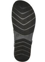 Gemini Sandale mit elastischer Zierschn&uuml;rung SCHWARZ