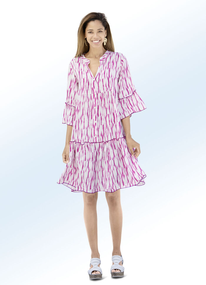 Kleid in Batik-Optik 