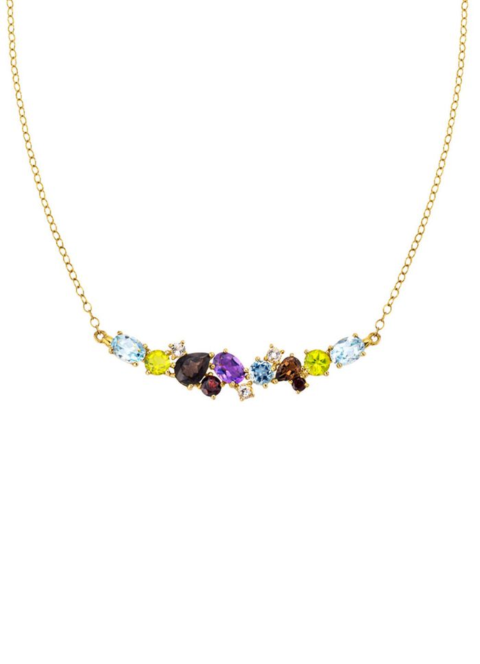 Wundersch&ouml;ne Halskette in Multicolor 