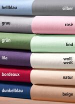 Zwirn Jersey Spannbetttuch 