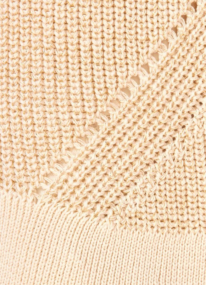 Strickjacke mit edlem Glitzer 