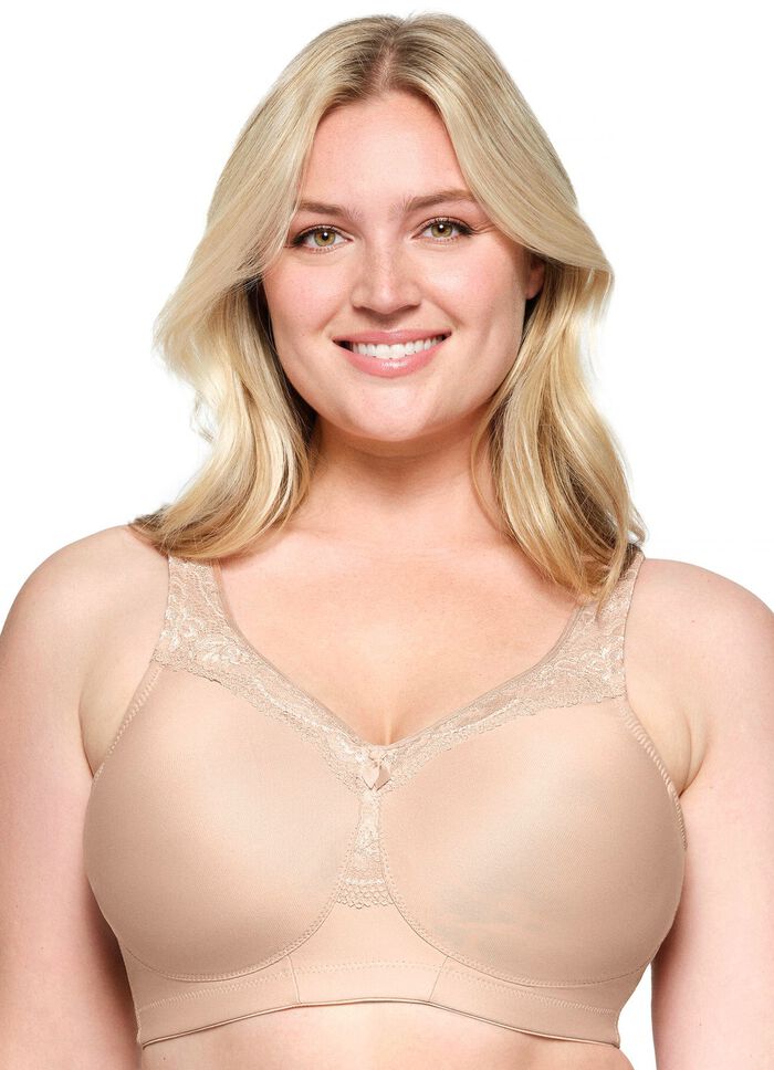 Glamorise St&uuml;tz-BH mit Spitzenbesatz 