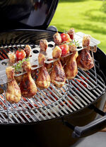 Gefu H&auml;hnchenkeulen-Halter aus hochwertigem Edelstahl 