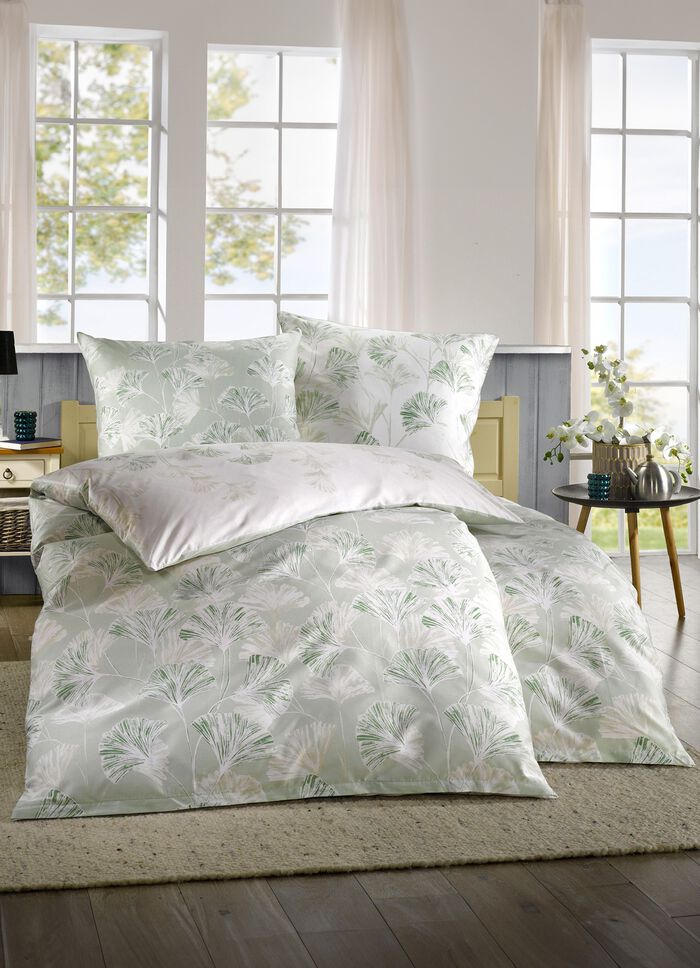 Feinbiber Bettw&auml;schegarnitur aus dem Hause Biberna 