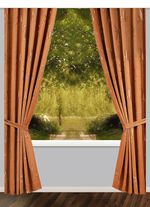 Tag/Nachtvorhang-Garnitur in verschiedenen Farben 