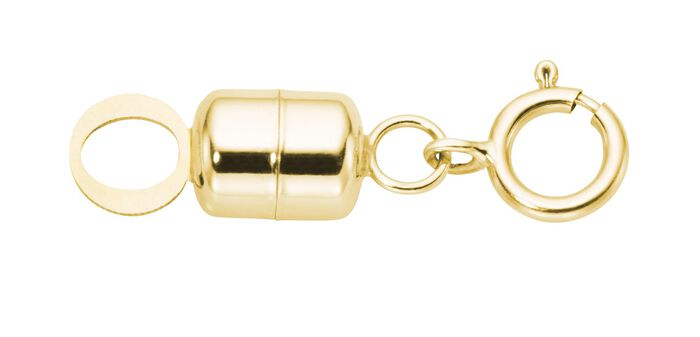 Praktische Magnetschliesse aus Gold 