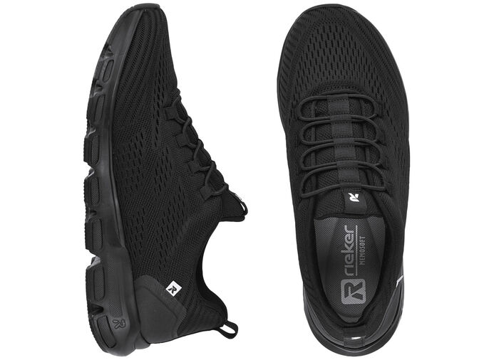 Rieker Sneaker mit elastischer Zierschnürung SCHWARZ