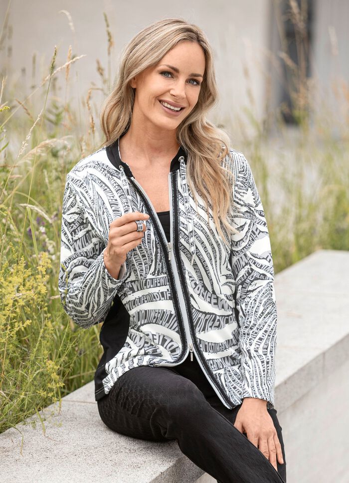Shirtjacke mit praktischem Reissverschluss  