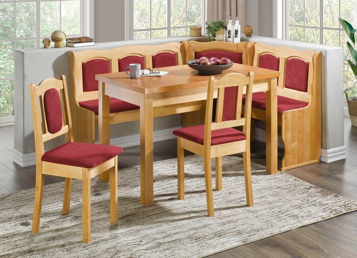 Bequeme Esszimmerm&ouml;bel mit angenehmem Stoffbezug 