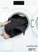 Waschbare Schmutzfangmatte f&uuml;r innen und aussen ANTHRAZIT