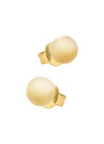 Kleine aber feine Kugel-Ohrstecker aus Titan 