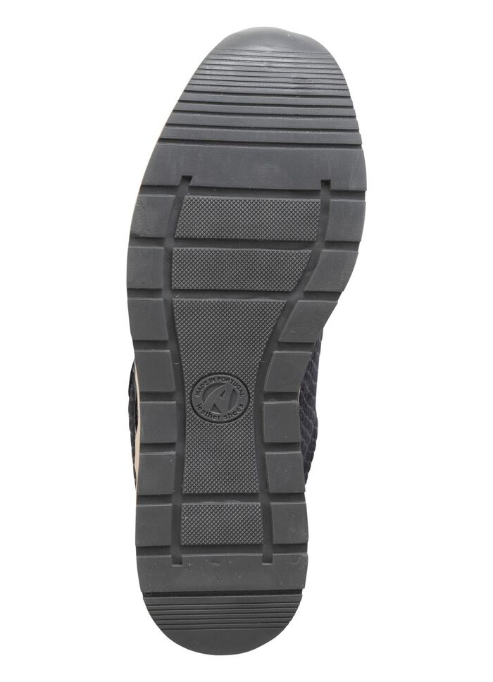 ELENA EDEN Schn&uuml;r-Sneaker mit herausnehmbarem Lederfussbett DUNKELBLAU