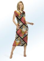 Hauskleid mit Dschungel Motiv 