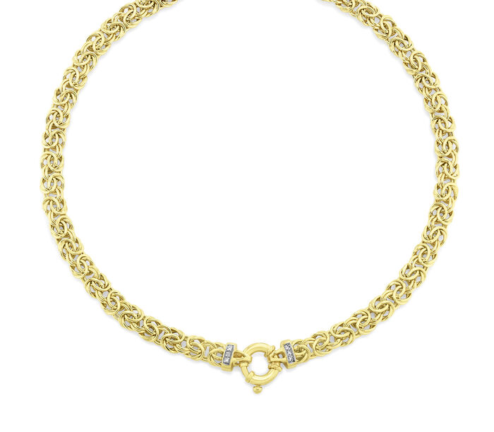 Königsketten-Garnitur mit Diamanten 