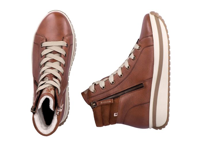 Rieker, trendige Damen-Boots, Winterschuhe, mit herausnehmbarem Fu&szlig;bett 