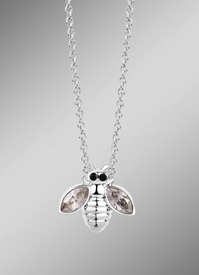 Halskette Biene mit Swarovski&reg;-Kristallen 